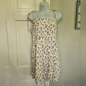 Old Navy Floral Mini Dress - White and Multicolor